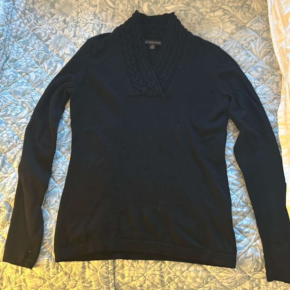 Brooks Brothers wool navy Sweater size small